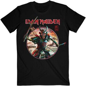 Iron Maiden Senjutsu Eddie Warrior T Shirt Heavy Metal Band Graphic Fan Gift Tee